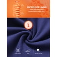 thumbnail image 2 of BALEAF Women's Fleece Lined Pants Winter Thermal Warm Flare Leggings Bootcut Yoga Pants Bell Bottom with Pockets Navy 32" M, 2 of 5