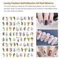thumbnail image 3 of ADVEN Nails Stickers 3D Embossed Decals Printing Manicure Beauty Sliders DIY Decor Adhesive Abstract Decorations Accessories WG477, 3 of 5