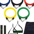 thumbnail image 3 of de de resistencia (11 uds.) con anclaje de puerta, mangos, de shamjiam Bandas de resistencia, 3 of 5