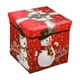 thumbnail image 2 of Taburete de almacenamiento para el hogar, caja de almacenamiento para regalos de Navidad, caja de almacenamiento para Navidad, caja de almacenamiento para juguetes para niños, 2 of 5