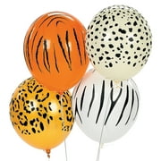 Jungle Animal Balloons (50Pc) - Party Decor - 50 Pieces