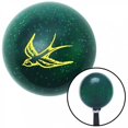 thumbnail image 1 of American Shifter  Yellow Swallow Green Metal Flake Shift Knob with M16 x 1.5 Insert Shifter Auto Brody, 1 of 1