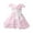 X11 Pink, variant on Girls Dress Christmas Party Dance Sleeveless Crewneck Solid Color Bowknot Kids Pageant Gown Dress Dark Green Size 6-7 Years