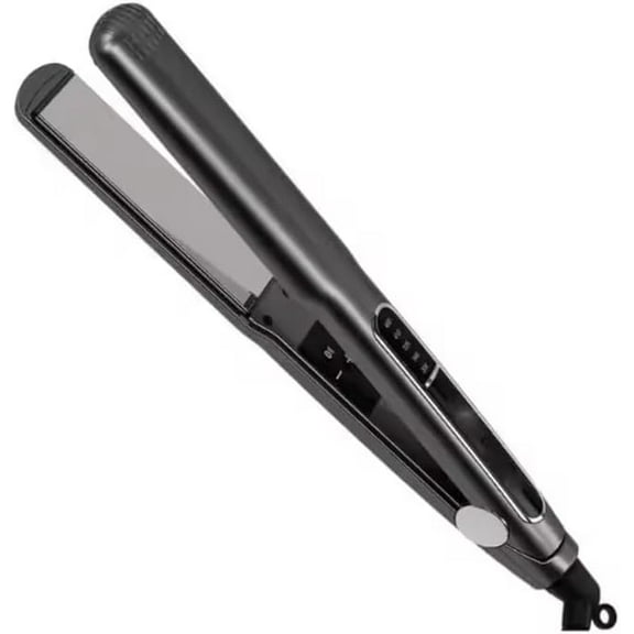 2025  Professional 2 in 1 Digital Titanium Plate Flat Iron Fast Heating Curling Hair Straightener