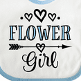 thumbnail image 4 of Inktastic Flower Girl Wedding Bridal Party Girls Baby Bib, 4 of 4