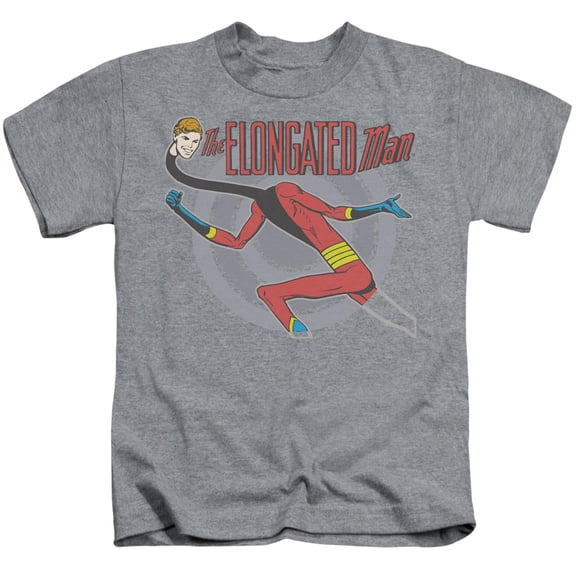 DC Comics - Elongated Man Kids T-Shirt - Kids T-Shirt (Ages 4-7) / 7 / Gray