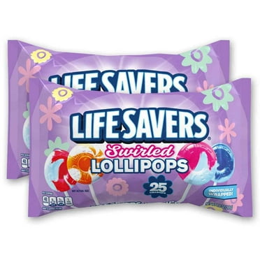 LIFE SAVERS® Swirl Lollipops 2–25 ct bags