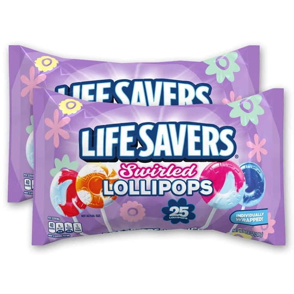 LIFE SAVERS® Swirl Lollipops 2–25 ct bags