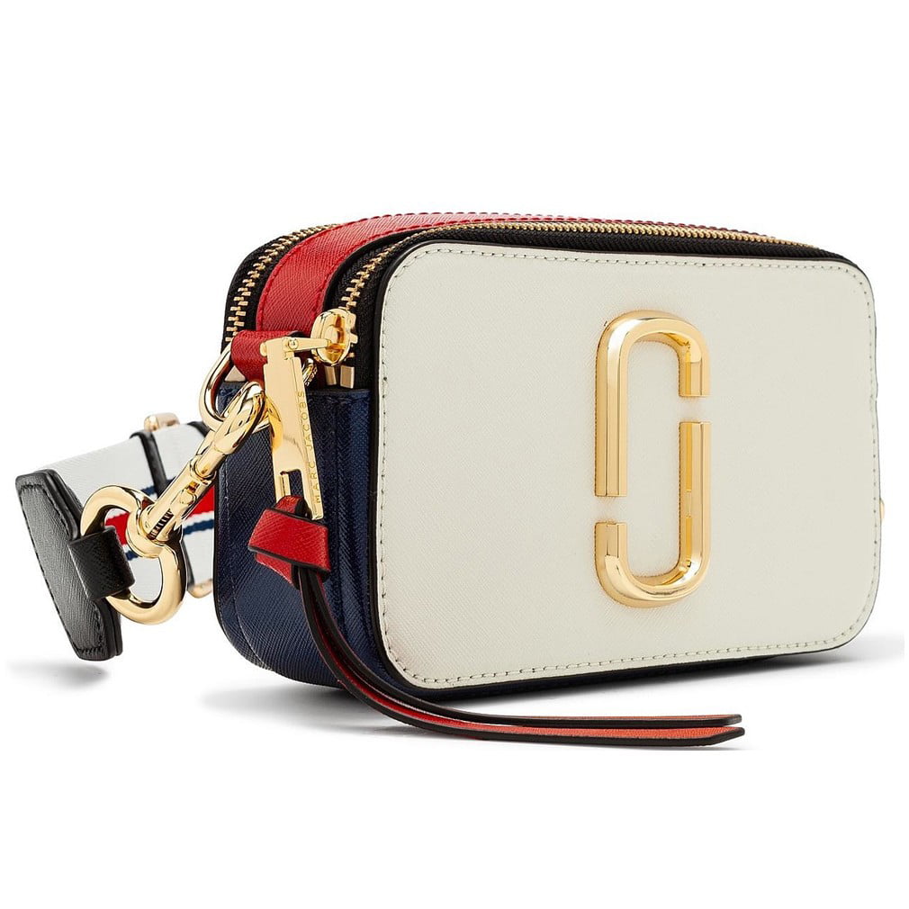 Marc Jacobs Snapshot (Red Multi) Handbags Make a statement without saying a  word carrying the stylish Marc Jacobs Snapshot bag. Shoulder bag made from  genuine s…