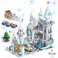 thumbnail image 2 of Disney Frozen Anna Elsa Castillo de princesas Bloques de construcción Kit Ladrillos Modelo de película clásica Niños Niñas Juguetes para niños Regalo, 2 of 3