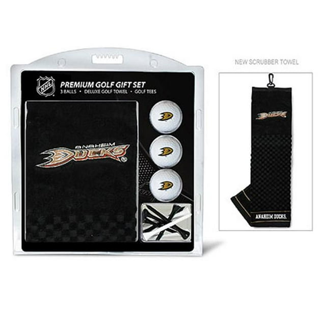 Team Golf 13020 Anaheim Ducks Embroidered Towel Gift Set
