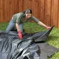 thumbnail image 5 of 7x7 FT Pond Liner 8Mil, Heavy Duty PVCWaterproof Liner for Garden Ponds, Fish Ponds, Koi Ponds, Waterfalls & Fountains, Tear Resistant, Black, 5 of 8