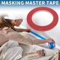 thumbnail image 2 of Cinta de pintor Unique Bargains, fácil de quitar, cinta de enmascarar Master Tape 140U roja de 0.2 pulgadas x 52.5 yardas, 2 of 6
