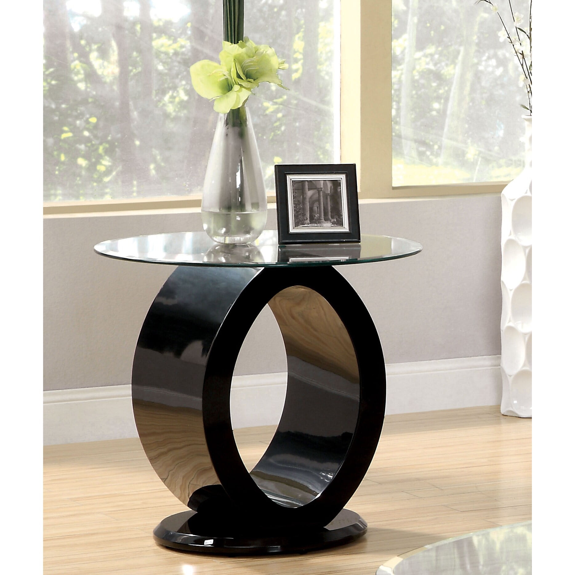Furniture of America Opelle Modern O-shaped End Table - Walmart.com