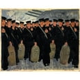 thumbnail image 3 of Thomas Cantrell Dugdale 24x20 Black Modern Framed Museum Art Print Titled - Sailors Embarking for Overseas (Between 1939 and 1946), 3 of 5