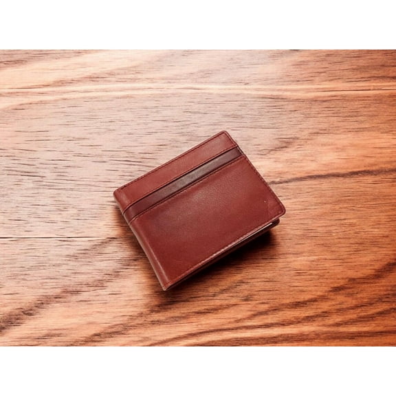 Mens Leather Bifold RFID Wallet Secure and Durable With Extra Capacity Gift for Men Minimalist Wallet Handcrafted Cash Holder Brown