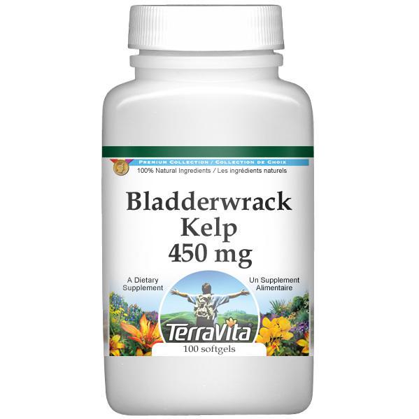 Bladderwrack Kelp 450 mg (100 capsules, ZIN: 510967) by TerraVita