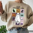 thumbnail image 4 of In My Spooky Era Halloween Graphic Sweatshirt, Ghost Print Pullover Crewneck, 4 of 6