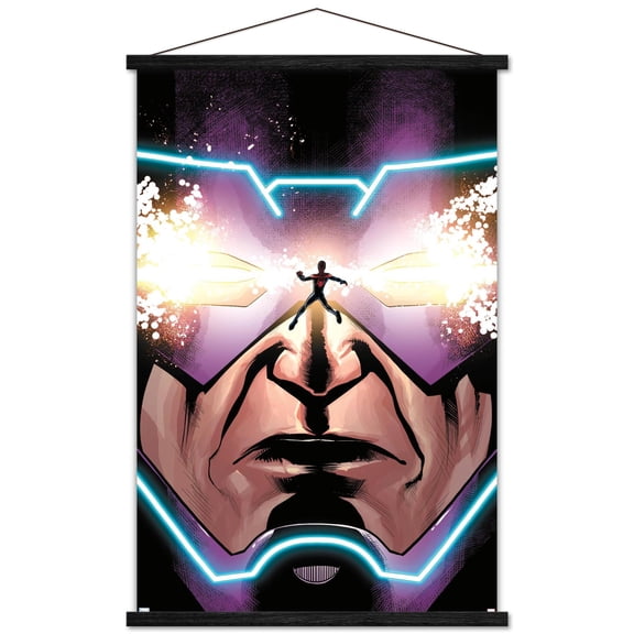 Marvel Galactus - Cataclysm: Ultimate Spider-Man #3 Wall Poster with Magnetic Frame, 22.375" x 34"