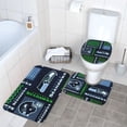 thumbnail image 3 of Juego de alfombras de baño de 3 piezas del equipo Seahawks Alfombra antideslizante para baño de 24 x 16 pulgadas, 3 of 7