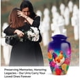 thumbnail image 3 of Rooster Cremation Urn, Floral Rooster Tribute Urns For Human Ashes Adult Male, Cremation Urns For Human Ashes, Small Urn For Human Ash Keepsake, Size 10 Inch 1pcs & 3 Inch 1pcs, 3 of 5