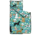 thumbnail image 2 of Dog Pattern with Pioneer Flower Background Toddler Nap Mats for Kids Preschool,Sleeping Mat Bag or Kids,Toddler Sleeping Bag,Toddler Nap Mat or Daycare, 2 of 6