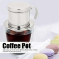 thumbnail image 4 of Vietnamese Coffee Filter, Stainless Steel Single Cup Drip Brewer Coffee Maker Pot (Wick), 4 of 4