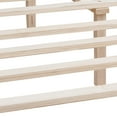 thumbnail image 4 of ASINMAK Queen Size Gray Velvet Upholstered Platform Bed Frame with Wingback Headboard, 4 of 14