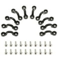 thumbnail image 2 of Langgg 10Pcs Deck Rope Buckle C-Type Buckle with 20 Pcs Screw Nylon Humpback Buckle Kayak Handle Buckle, 2 of 6