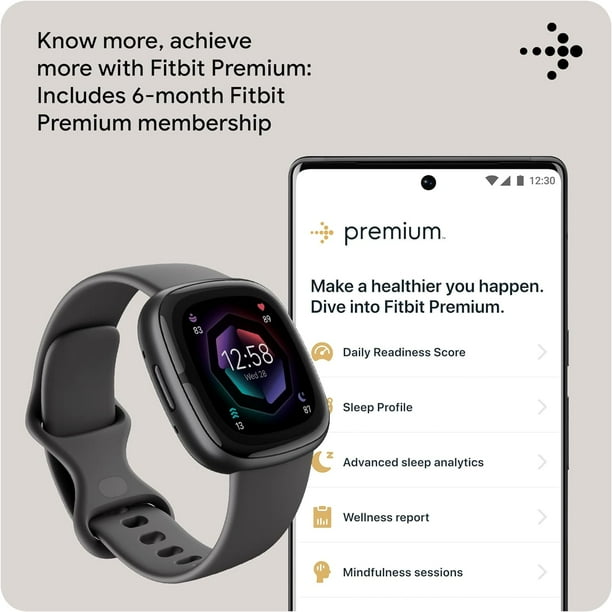 Fitbit Sense 2 Advanced Health and Fitness Smartwatch, SpO2, 24/7