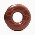 thumbnail image 1 of Hugsmart Chocolate Donut Dog TPR Rubber Toy, 1 of 2