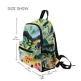 thumbnail image 3 of FORMRS Kids School Backpack with Front Zippered Pocket 12" Student Travel Daypack, Art Field, 3 of 6