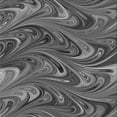 thumbnail image 1 of Ahgly Company Machine Washable Indoor Square Transitional Black Area Rugs, 6' Square, 1 of 7