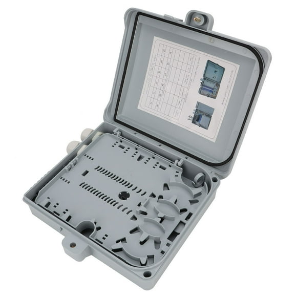Fiber Optic Splice Tray, Moisture-Proof Fiber Optic Terminal Box, Anti-Aging FTTH Dustproof For Indoor And Outdoor Incoming Cable