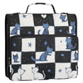 thumbnail image 5 of FORMRS Zipper Binder with Shoulder Strap 2-inch Ring 500 Sheet Capacity File Bag, Blue Cat Stars, 5 of 5