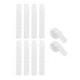 thumbnail image 1 of Paquete d Bridas de Silicona Reutilizables, 3 Agujeros, Correa de Cable de Sujeción Blanca, Organizador de Cables Usb, Cable de Auricul Gloria Bridas para cables de datos, 1 of 9