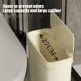 thumbnail image 6 of Bathroom Trash Can with Popup Lid, Press Lid Garbage Bin for Toilet, Office, Bedroom, and Living Room, Compact Design for Space-Saving Storage, 6 of 6
