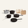thumbnail image 1 of Our Place Essentials Cookware Set (11 piece) A non-toxic nonstick set with organized storage Char, 1 of 1