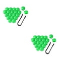thumbnail image 3 of kurtrusly Pack of 20 Car Wheel Nut Caps Auto Hub Screw Cover Replacement Automobile Green 21mm 2Set, 3 of 6
