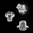 thumbnail image 4 of Unique Bargains M5x6mm Plastic Phillips Bolts PC Pan Head Machine Screws Transparent 50 Pack, 4 of 5