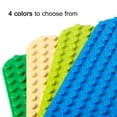 thumbnail image 2 of Apostrophe Games Large Building Blocks Base Plates Compatible with All Major Brands – 15 x 10 Inches for Construction Bricks – 4-Pack Multicolor for Table and Floor Use, STEM Learning, 2 of 5