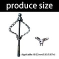thumbnail image 6 of Heavy Duty Drain Cleaner Sewer Dredging Tool Hardened Steel For Aggressive Cleaning Of Toilet Waste Lines Grease Traps, 6 of 10