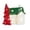 A009- Style I, variant on White Christmas Decor Ceramic Snowhouse with Warm Glow, Christmas Decoration for Shelf Desk Or Table, Holiday Decorations for Home Bedroom Party, Winter Wonderland Village