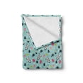 thumbnail image 2 of East Soft Flannel Fleece Blanket, Panda Bears Koi Fishes Chopsticks Tea and Ricebowl Japanese Far Eastern Illustration, Cozy Plush for Indoor and Outdoor Use, 70" x 90", Multicolor, by Ambesonne, 2 of 6
