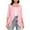 Pink, variant on Babysbule Women's Tops, Jackets& Coat Fashion Women's 3/4 Sleeve Fashion Casual Comfortable Solid Color Cardigan Top Blouse