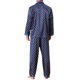 thumbnail image 3 of INSPIRAR CHIC Conjunto de Pijamas de 2 Piezas para Hombre, Camisón de Botones con Estampado, Patrón Casual, S Azul, 3 of 5
