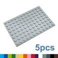 thumbnail image 2 of 5pcs DIY Building Blocks 8x12 Dots Thin Figures Bricks 12Color Educational Creative Size Compatible With Brand Toys for Children Green 5PCS, 2 of 6