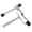 White, variant on Bicycle Bottom Bracket Removal Tool, 45# Carbon Steel, 10cm Length, 20-Tooth Interface, Bike Repair Tool, 1 Piece