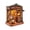 Tiny House Between the Pages, variant on DIY 3D Wooden Book Nook Kit - Retro Paper Kiosk Miniature Bookshelf Insert with LED Light, Vintage Literary Bookstore Puzzle Craft for Adults and Teens 14+, Creative Desk Decor