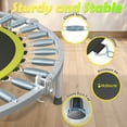 thumbnail image 5 of SkyBound Boogie Bounce Foldable Mini Trampoline 40 Inch, in-Home Cardio Fitness Rebounder with Adjustable T-Bar Handle,Exercise Trampoline for Adult, Fitness Trampoline for Workout Trainer, 5 of 9